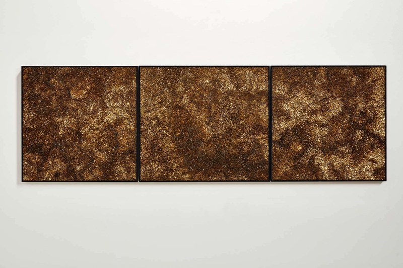 Mosaic work Movimento n. 261, 262 and 263 by CaCO3