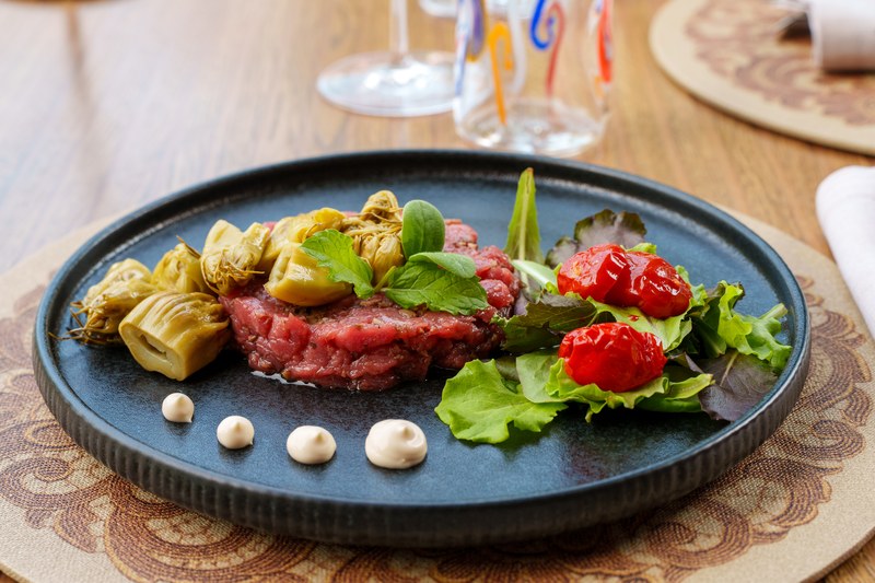 Artichoke dish served at the Ninà 911 bistro in Burano